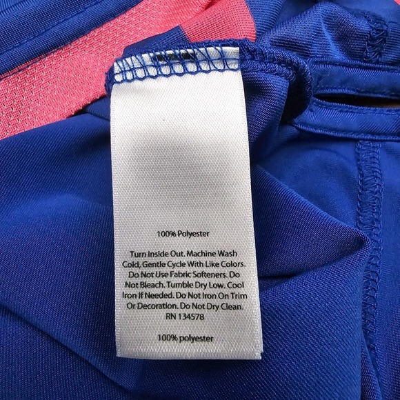 Vineyard Vines Mens Large Sullivan Engineer Stripe Polo Kingfisher Performance - Picture 6 of 6